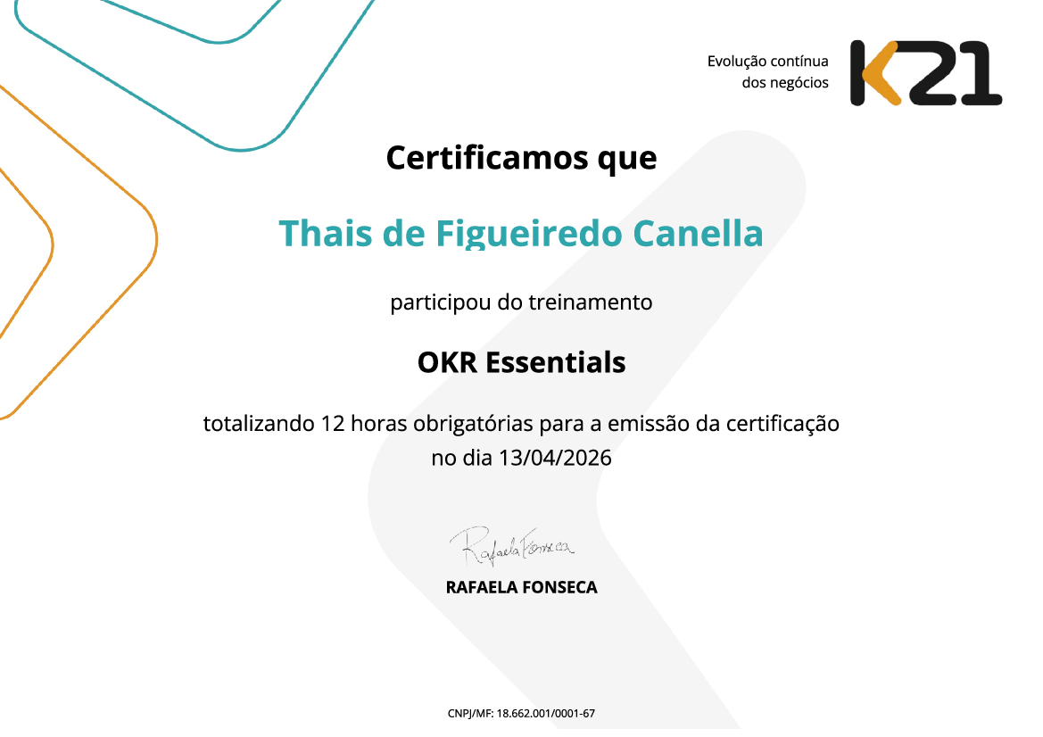 Certificado K21